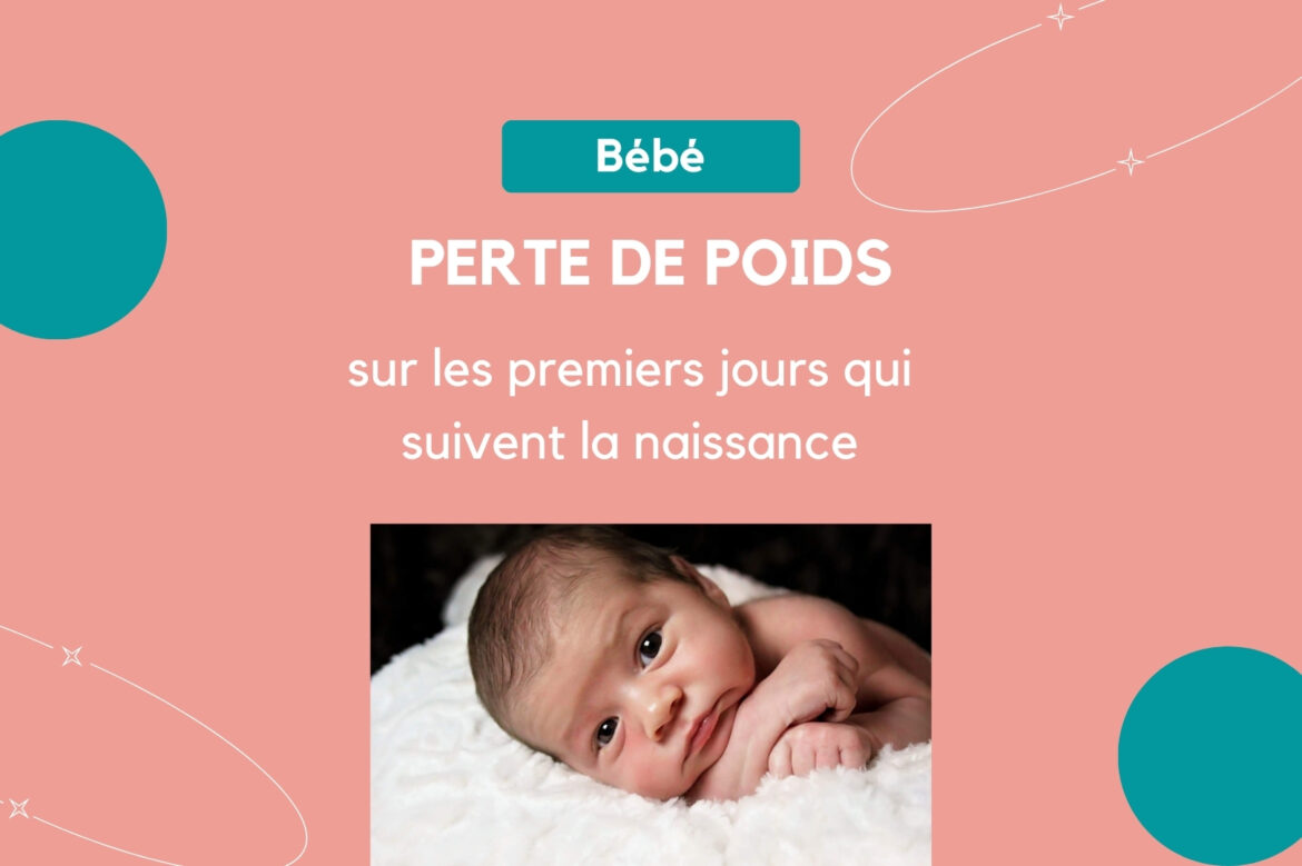 perte de poids bébé